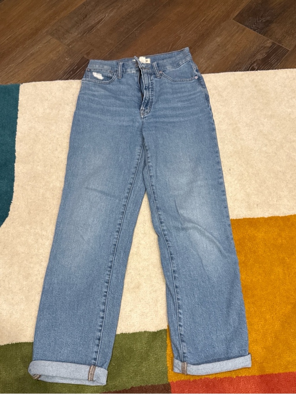 Madewell Relaxed Boyfriend Jeans in Medium Blue